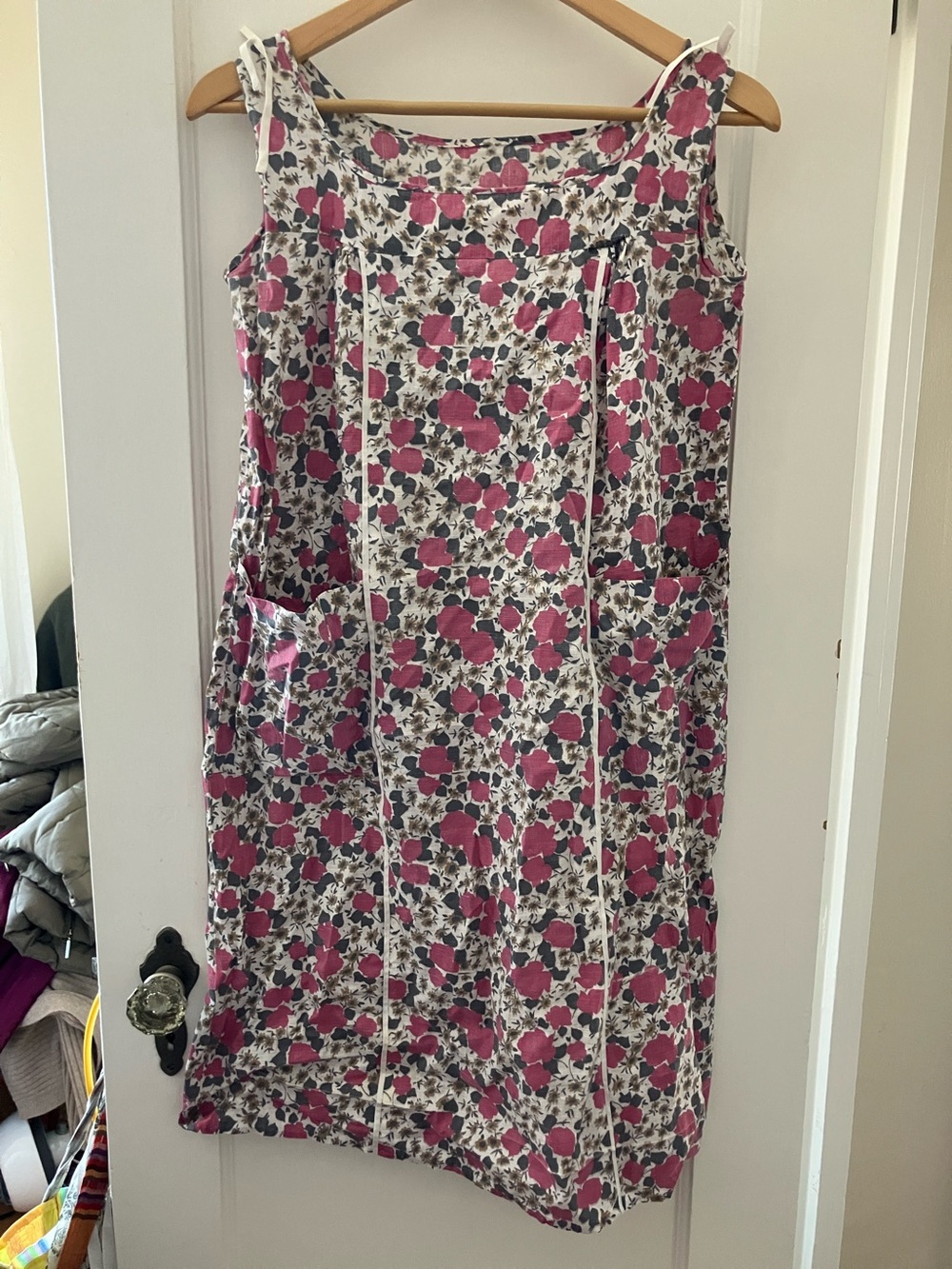 Vintage linen dress handmade(?)